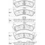 CENTRIC PARTS 306.06660 Centric Fleet Performance Brake Pads with Hardware
