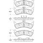 CENTRIC PARTS 306.06670 Centric Fleet Performance Brake Pads with Hardware