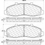 CENTRIC PARTS 306.06790 Centric Fleet Performance Brake Pads with Hardware