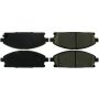 CENTRIC PARTS 306.06910 Centric Fleet Performance Brake Pads with Hardware