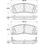 CENTRIC PARTS 306.06980 Centric Fleet Performance Brake Pads with Hardware