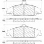 CENTRIC PARTS 306.07270 Centric Fleet Performance Brake Pads with Hardware