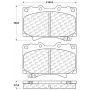 CENTRIC PARTS 306.07720 Centric Fleet Performance Brake Pads with Hardware