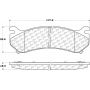 CENTRIC PARTS 306.07850 Centric Fleet Performance Brake Pads with Hardware
