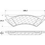 CENTRIC PARTS 306.08020 Centric Fleet Performance Brake Pads with Hardware