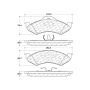 CENTRIC PARTS 306.08200 Centric Fleet Performance Brake Pads with Hardware