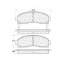 CENTRIC PARTS 306.08331 Centric Fleet Performance Brake Pads with Hardware