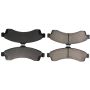 CENTRIC PARTS 306.08820 Centric Fleet Performance Brake Pads with Hardware