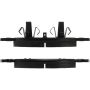 CENTRIC PARTS 306.09340 Centric Fleet Performance Brake Pads with Hardware
