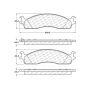 CENTRIC PARTS 306.09650 Centric Fleet Performance Brake Pads with Hardware