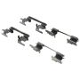 CENTRIC PARTS 306.09741 Centric Fleet Performance Brake Pads with Hardware