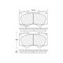 CENTRIC PARTS 306.09761 Centric Fleet Performance Brake Pads with Hardware
