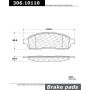 CENTRIC PARTS 306.10110 Centric Fleet Performance Brake Pads with Hardware