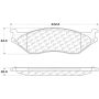 CENTRIC PARTS 306.10660 Centric Fleet Performance Brake Pads with Hardware