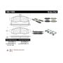 CENTRIC PARTS 306.11830 Centric Fleet Performance Brake Pads with Hardware