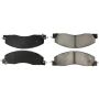 CENTRIC PARTS 306.13990 Centric Fleet Performance Brake Pads with Hardware