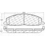CENTRIC PARTS 306.14000 Centric Fleet Performance Brake Pads with Hardware