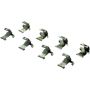 CENTRIC PARTS 306.15650 Centric Fleet Performance Brake Pads with Hardware