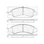 CENTRIC PARTS 307.13630 Centric Tactical Police Duty Brake Pads with Hardware