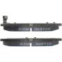 CENTRIC PARTS 307.14040 Centric Tactical Police Duty Brake Pads with Hardware