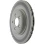 CENTRIC PARTS 320.20022C Centric GCX HC Rotor with High Carbon Content and Partial Coating