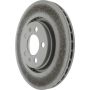 CENTRIC PARTS 320.33054C Centric GCX HC Rotor with High Carbon Content and Partial Coating