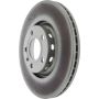 CENTRIC PARTS 320.33107C Centric GCX HC Rotor with High Carbon Content and Partial Coating