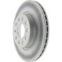 CENTRIC PARTS 320.33132C Centric GCX HC Rotor with High Carbon Content and Partial Coating