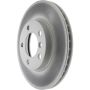 CENTRIC PARTS 320.34136C Centric GCX HC Rotor with High Carbon Content and Partial Coating