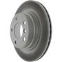 CENTRIC PARTS 320.34143C Centric GCX HC Rotor with High Carbon Content and Partial Coating