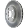 CENTRIC PARTS 320.34166C Centric GCX HC Rotor with High Carbon Content and Partial Coating