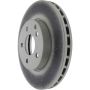 CENTRIC PARTS 320.35060C Centric GCX HC Rotor with High Carbon Content and Partial Coating