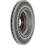 CENTRIC PARTS 320.35063C Centric GCX HC Rotor with High Carbon Content and Partial Coating