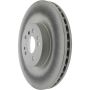 CENTRIC PARTS 320.35091C Centric GCX HC Rotor with High Carbon Content and Partial Coating