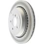 CENTRIC PARTS 320.35092C Centric GCX HC Rotor with High Carbon Content and Partial Coating