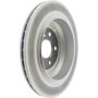 CENTRIC PARTS 320.35092C Centric GCX HC Rotor with High Carbon Content and Partial Coating