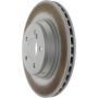 CENTRIC PARTS 320.35096C Centric GCX HC Rotor with High Carbon Content and Partial Coating
