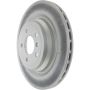 CENTRIC PARTS 320.35127C Centric GCX HC Rotor with High Carbon Content and Partial Coating