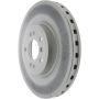 CENTRIC PARTS 320.35134C Centric GCX HC Rotor with High Carbon Content and Partial Coating