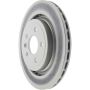 CENTRIC PARTS 320.39045C Centric GCX HC Rotor with High Carbon Content and Partial Coating