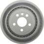 CENTRIC PARTS 320.39045C Centric GCX HC Rotor with High Carbon Content and Partial Coating