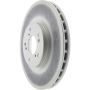 CENTRIC PARTS 320.40062C Centric GCX HC Rotor with High Carbon Content and Partial Coating