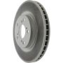 CENTRIC PARTS 320.40066C Centric GCX HC Rotor with High Carbon Content and Partial Coating