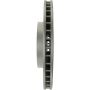 CENTRIC PARTS 320.40066C Centric GCX HC Rotor with High Carbon Content and Partial Coating