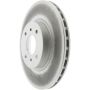CENTRIC PARTS 320.42083C Centric GCX HC Rotor with High Carbon Content and Partial Coating