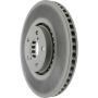 CENTRIC PARTS 320.44137C Centric GCX HC Rotor with High Carbon Content and Partial Coating