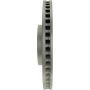 CENTRIC PARTS 320.44137C Centric GCX HC Rotor with High Carbon Content and Partial Coating