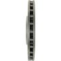 CENTRIC PARTS 320.46076C Centric GCX HC Rotor with High Carbon Content and Partial Coating