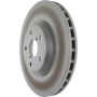 CENTRIC PARTS 320.47022C Centric GCX HC Rotor with High Carbon Content and Partial Coating