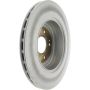 CENTRIC PARTS 320.51035C Centric GCX HC Rotor with High Carbon Content and Partial Coating